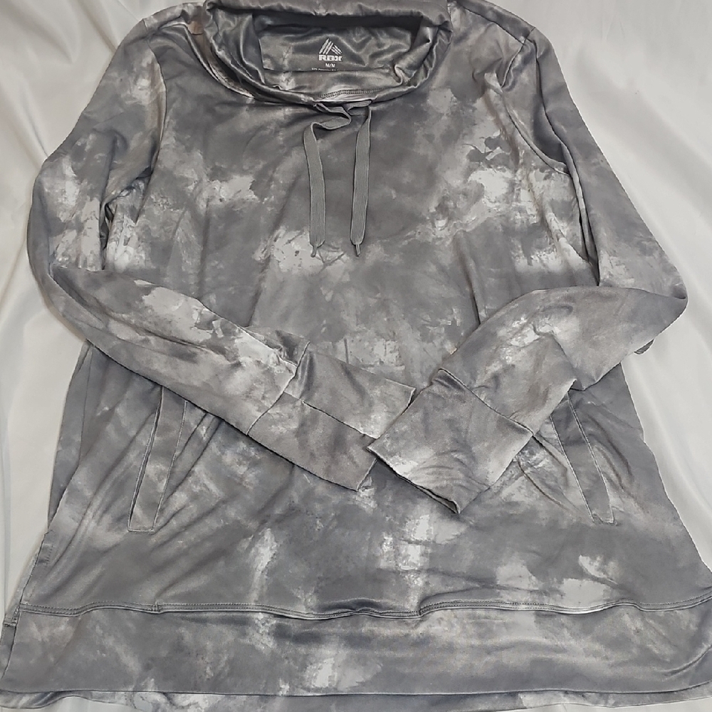RBX Gray Tie-Dye Sweatshirt